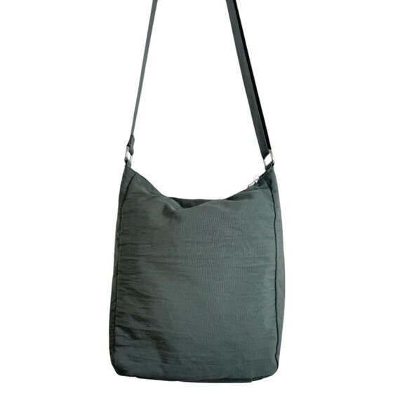 Baggallini Pocket Town Bag Crossbody Pewter Bag - Picture 5 of 10